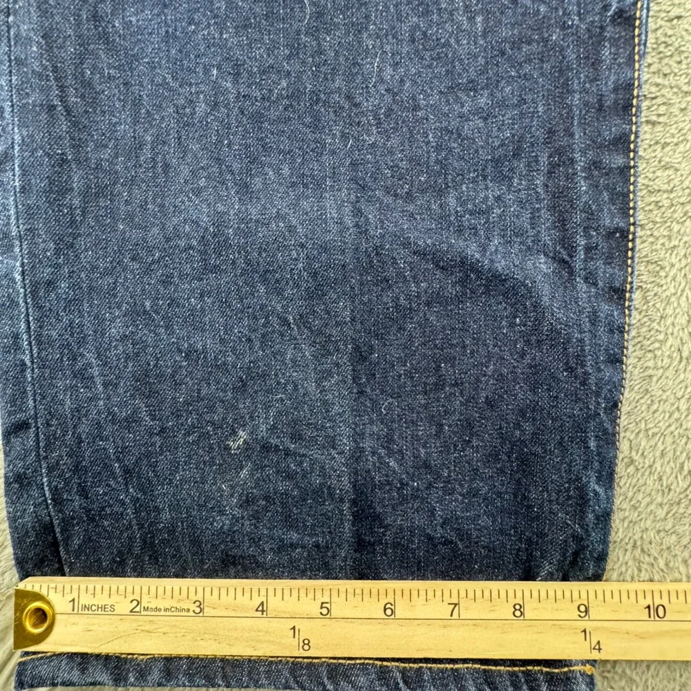 Aeropostale Straight Leg Jeans Mens 38x32 Dark Wash Blue Excellent 100% Cotton